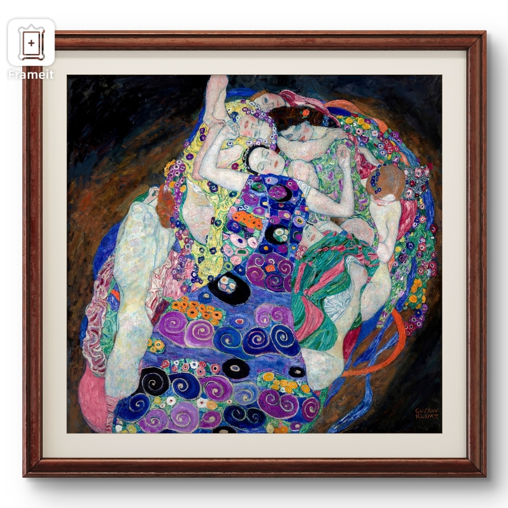 Gustav Klimt's The Virgin (1913) famous painting Art Print